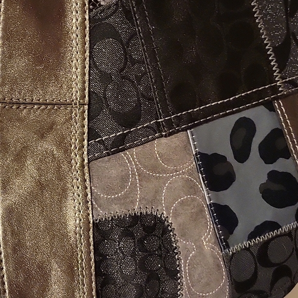 NWT: COACH Tonal Patchwork Zoe - Picture 5 of 16